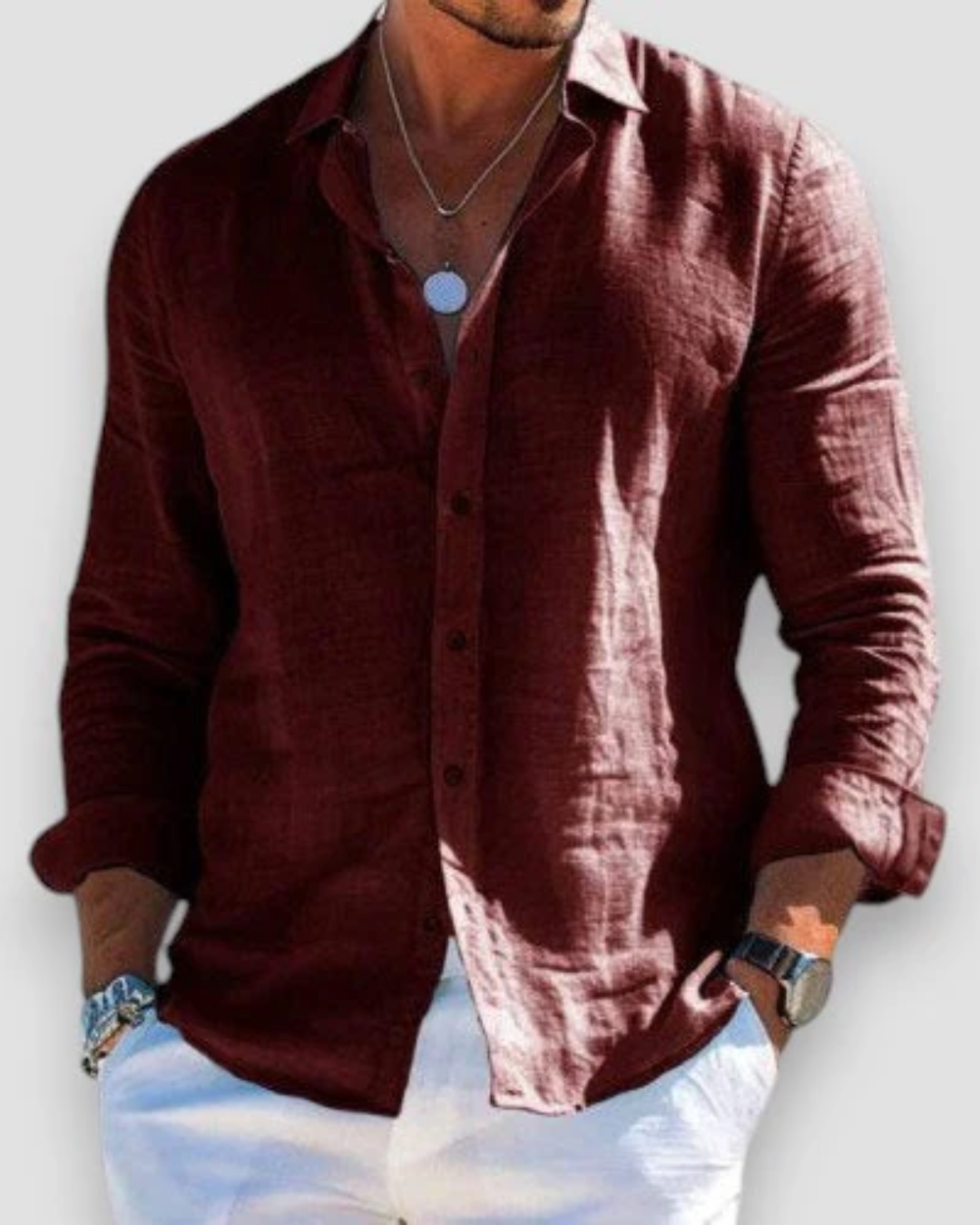 Alex™ | Casual linnen hemd