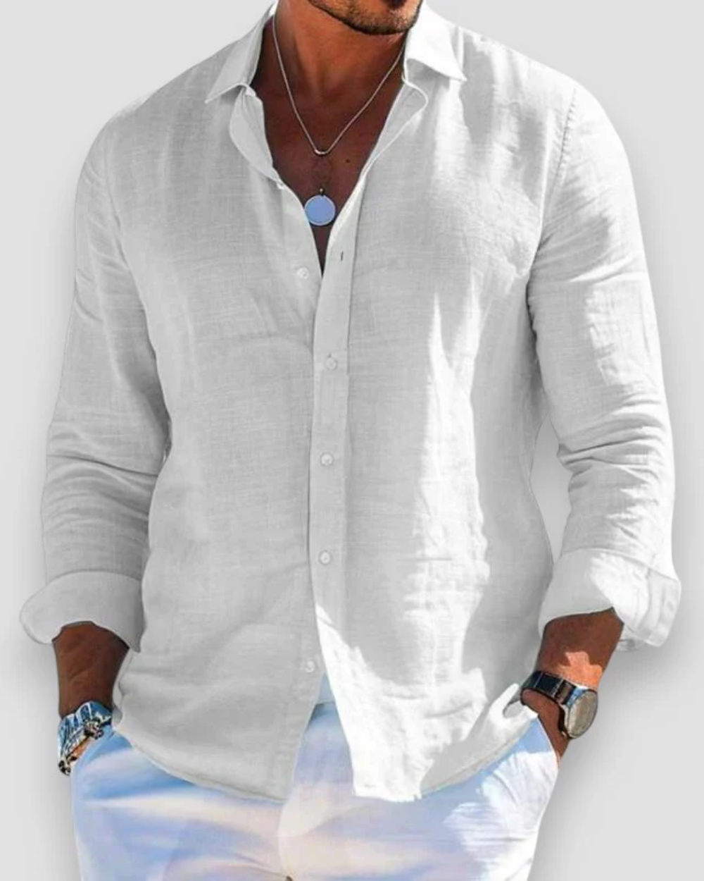 Alex™ | Casual linnen hemd