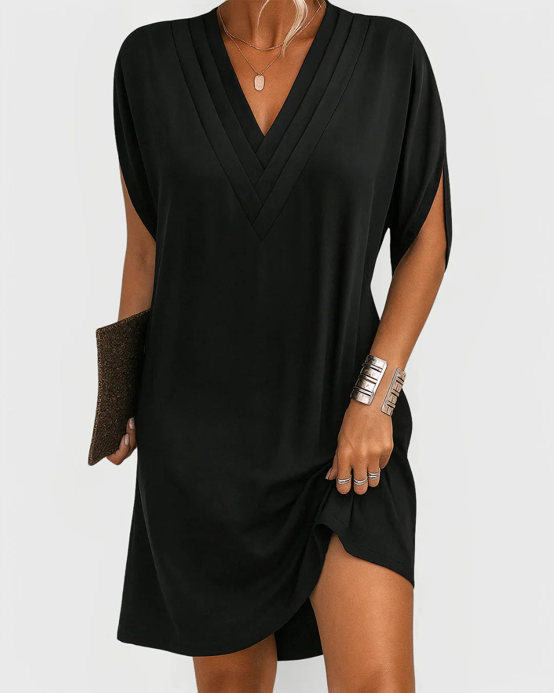 Amelia™ | Flatterende losvallende jurk