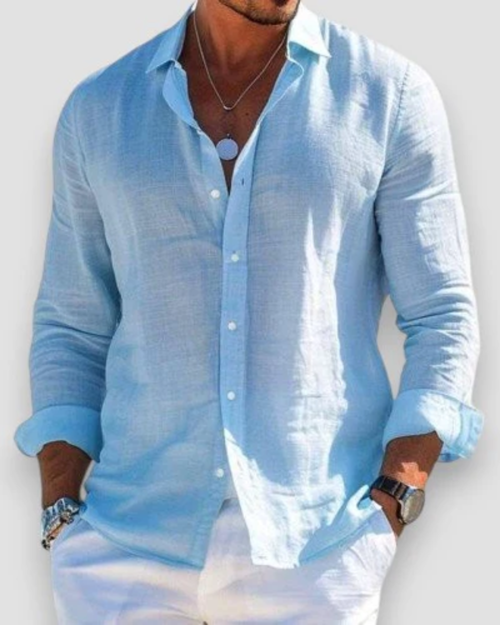 Alex™ | Casual linnen hemd