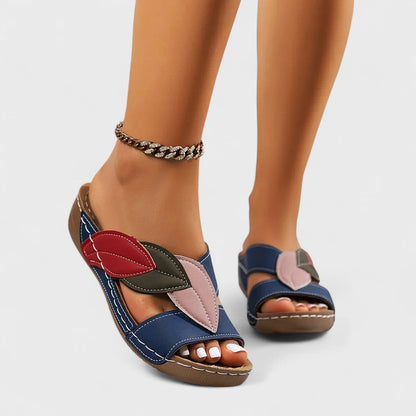 Milou™ | Slip-on sandalen van soepel leer