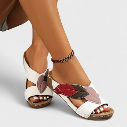 Milou™ | Slip-on sandalen van soepel leer