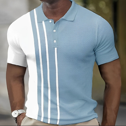 Robin™ | Heren poloshirt met strepen