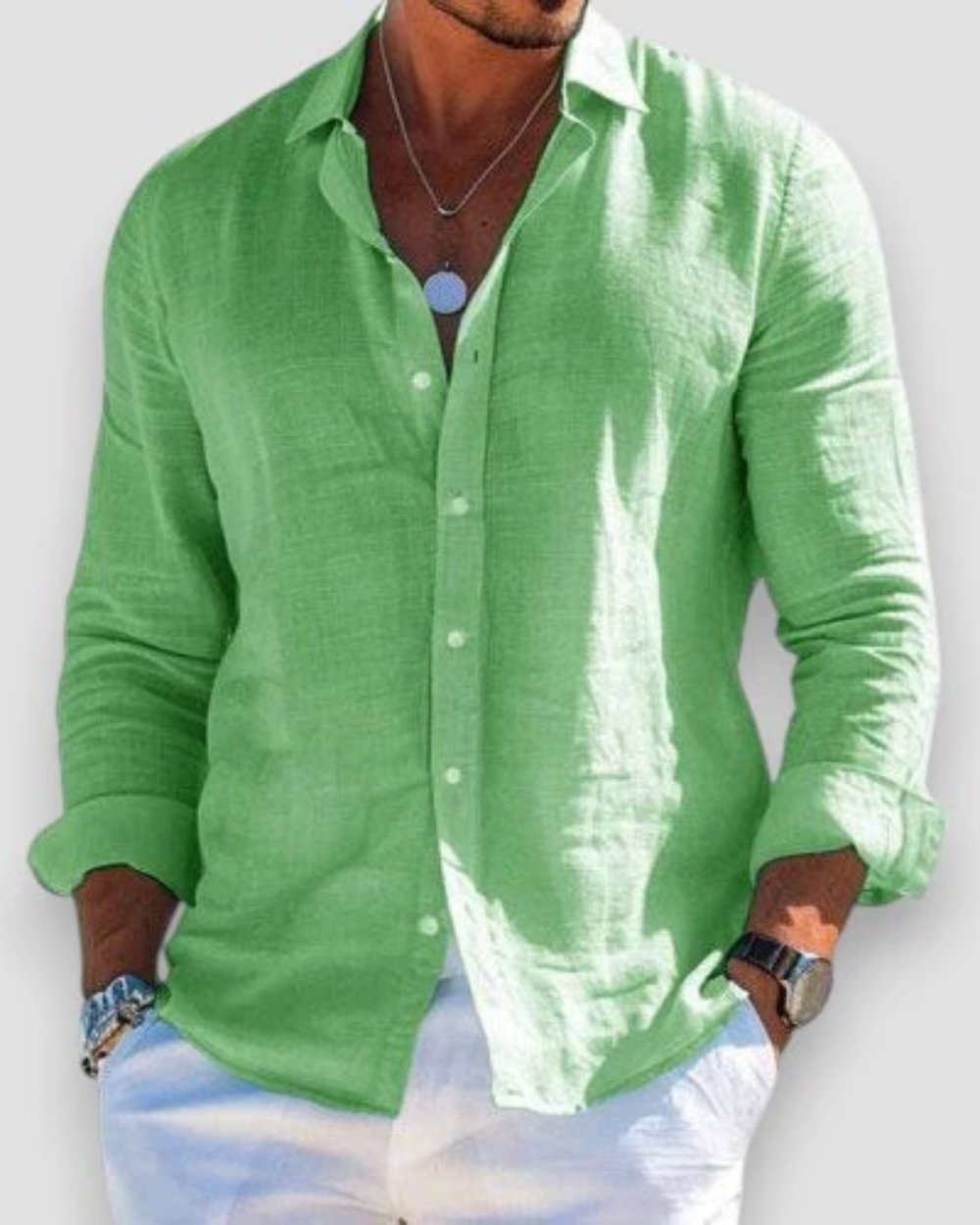 Alex™ | Casual linnen hemd