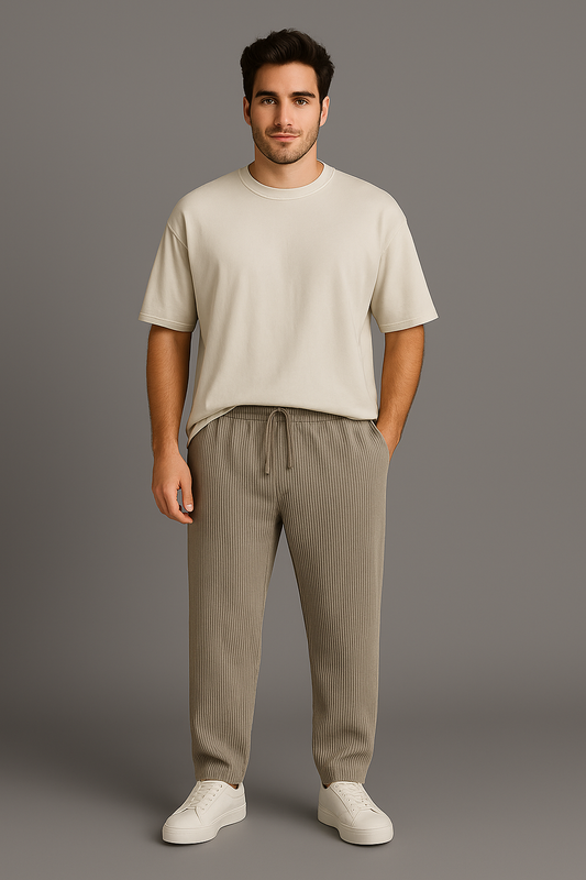Thomas™ | Geribbelde stretchbroek