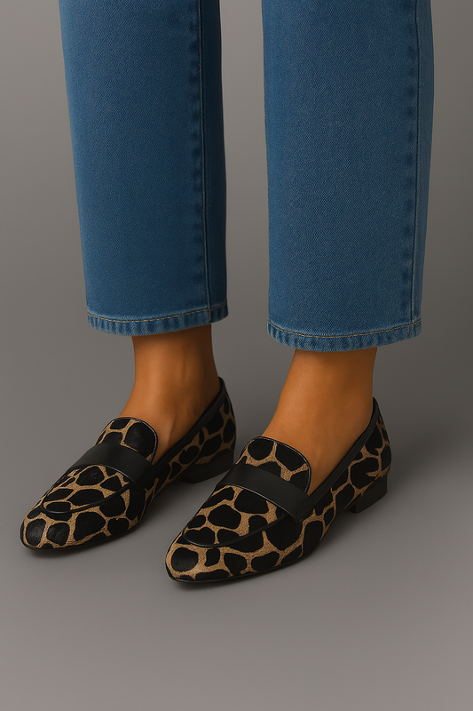Darcy™ | Loafer met dierenprint