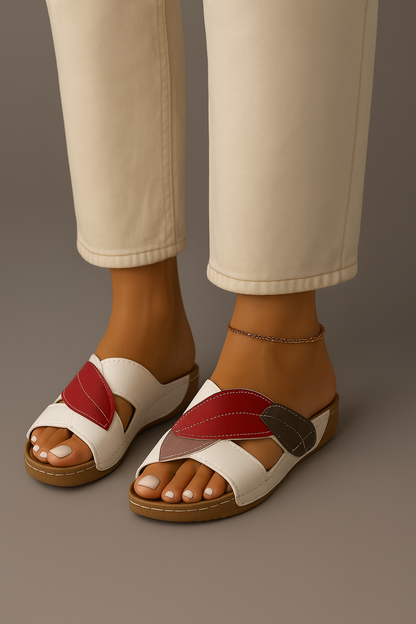 Milou™ | Slip-on sandalen van soepel leer