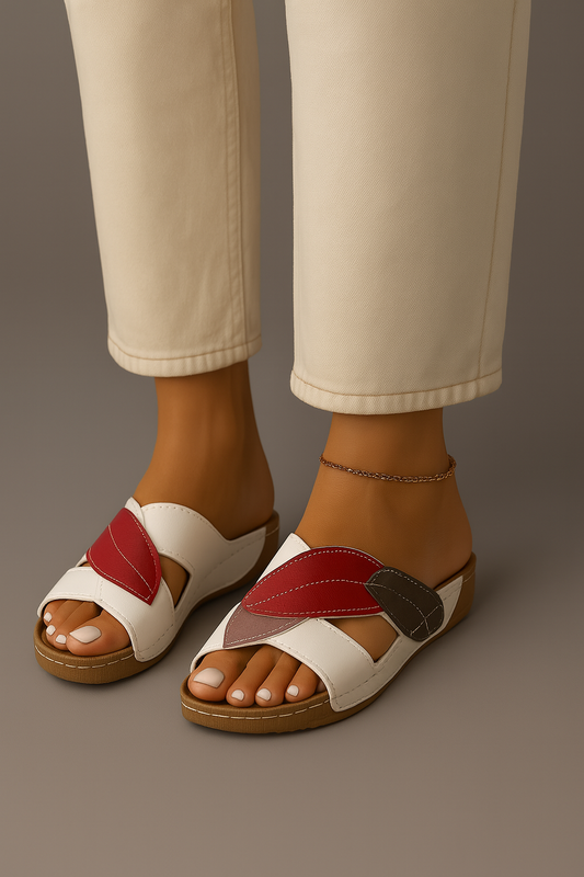 Milou™ | Slip-on sandalen van soepel leer