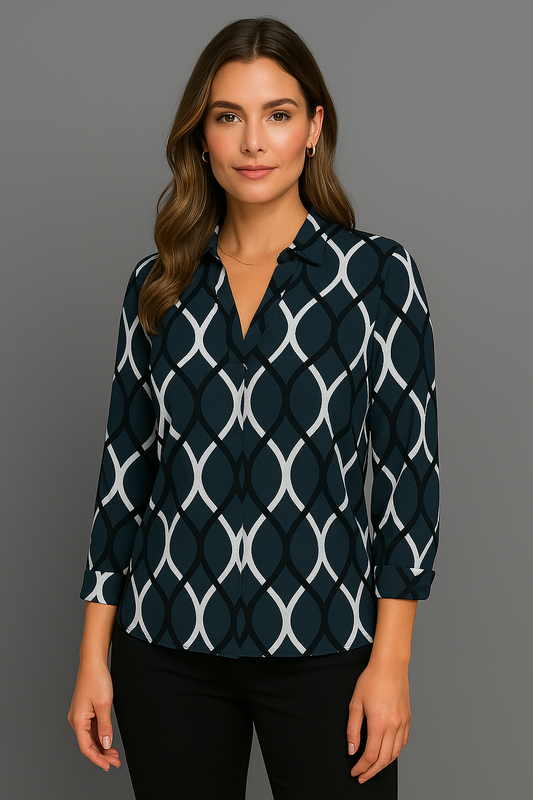 Axana™ | Blouse met lange mouwen