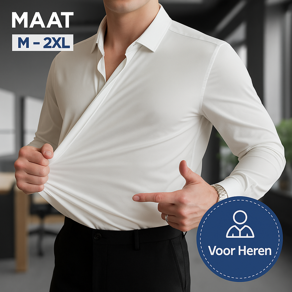 William™ | Kreukvrij stretchoverhemd